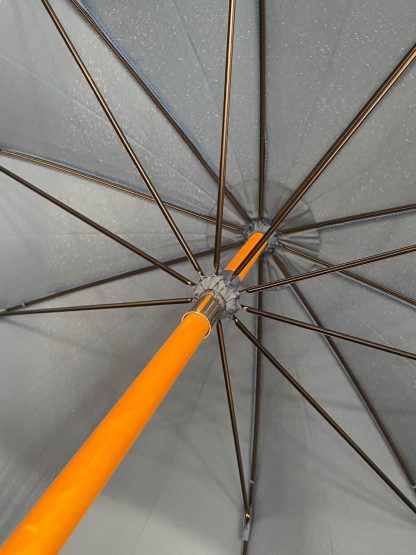 Vintage handmade wooden long handle umbrella - Image 2