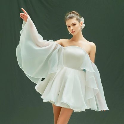 Fairy charm one shoulder tulle skirt - Image 3