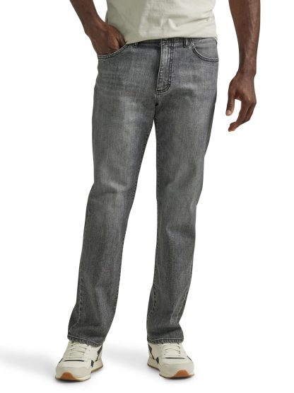 Men's Smoky Grey Straight Jeans