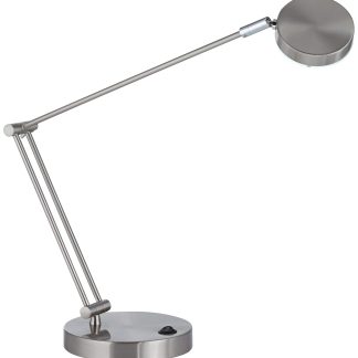 Simple metal long arm table lamp