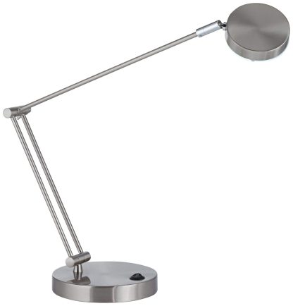 Simple metal long arm table lamp