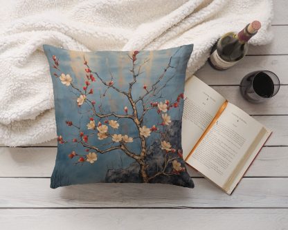 New Chinese style flower and bird pillow