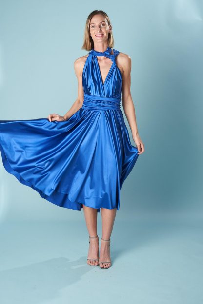 Halter neck satin skirt - Image 6