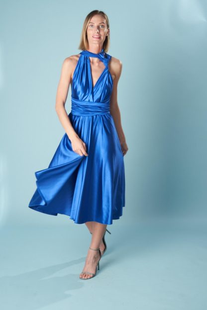 Halter neck satin skirt - Image 5