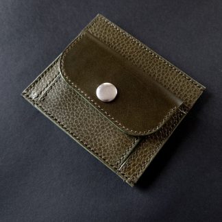 Green Leather Coin Purse