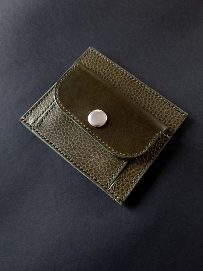 Green Leather Coin Purse