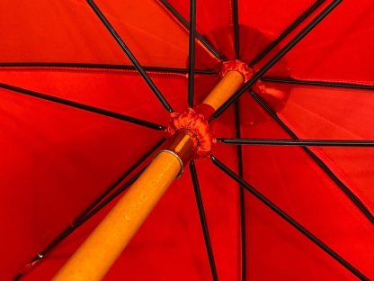 Artistic wood carved handle long umbrella - Image 7