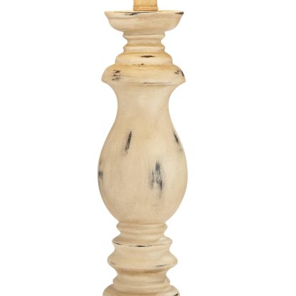 Natural style woven lampshade table lamp - Image 4