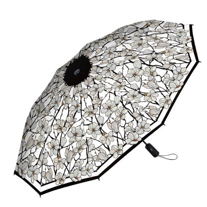 Chinese style flower and bird folding umbrella - Image 5