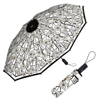 Chinese style flower and bird folding umbrella