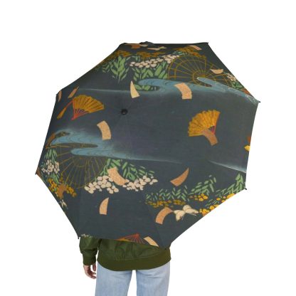 Japanese elegant folding umbrella - Image 3