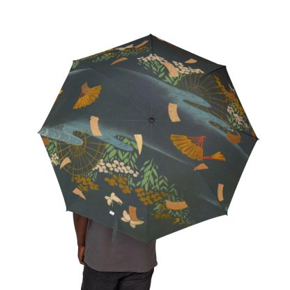 Japanese elegant folding umbrella - Image 2