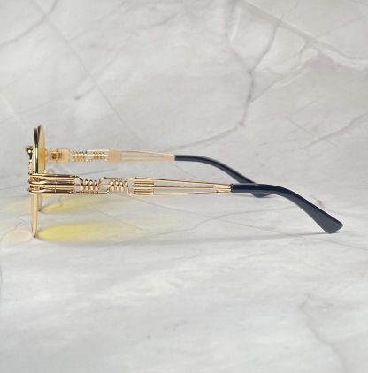 Steampunk retro round frame sunglasses - Image 5