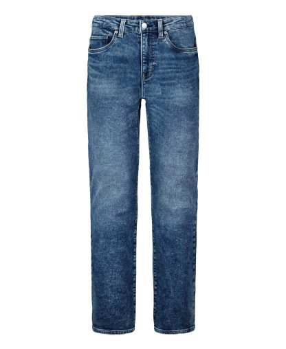 Light blue washed straight jeans - Image 2