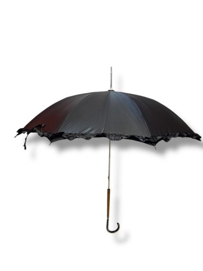 Vintage lace trim long handle umbrella - Image 7