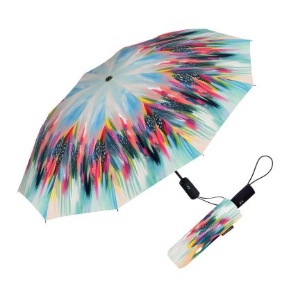 Artistic ink-splashed umbrella for sunny and rainy days - Image 3
