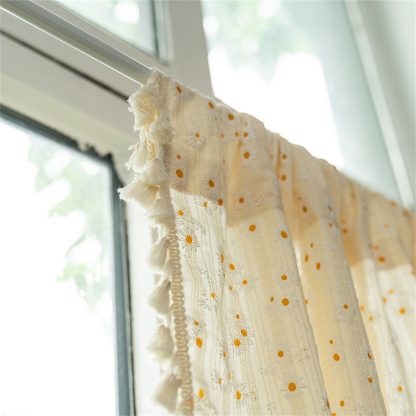 Floral tassel short curtain - Image 5