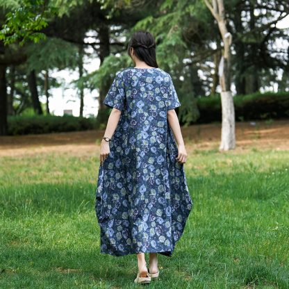 Blue floral dress - Image 2