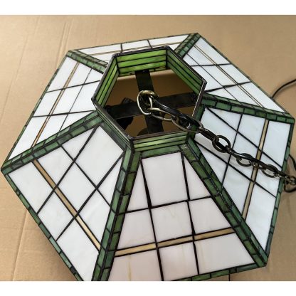 Tiffany style playing card element chandelier - Image 5