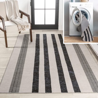 Modern simple striped carpet - Image 6