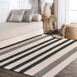 Modern simple striped carpet