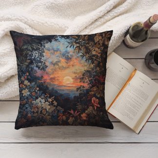 Sunset Forest Pillow