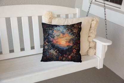 Sunset Forest Pillow - Image 2