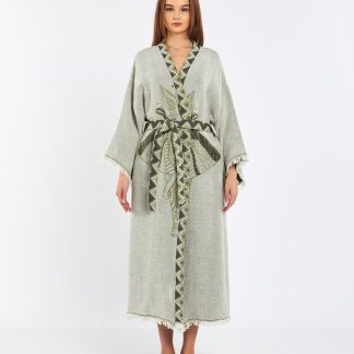 Bohemian embroidered robe