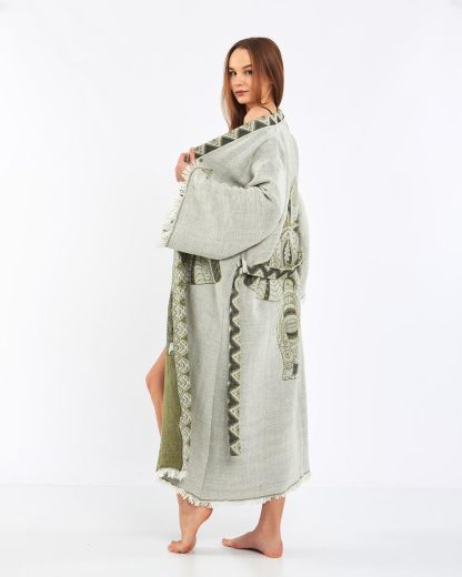 Bohemian embroidered robe - Image 5