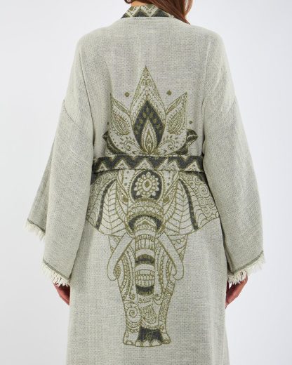 Bohemian embroidered robe - Image 3