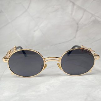 Retro punk round sunglasses