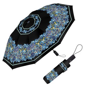 Colorful glass flower folding umbrella