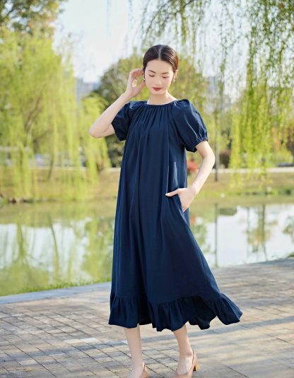 Navy blue dress - Image 3