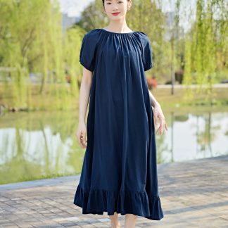 Navy blue dress
