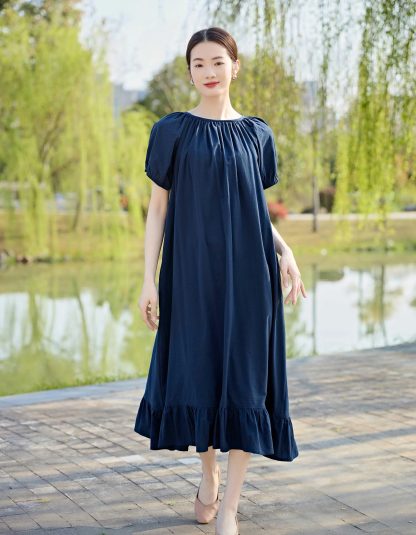 Navy blue dress