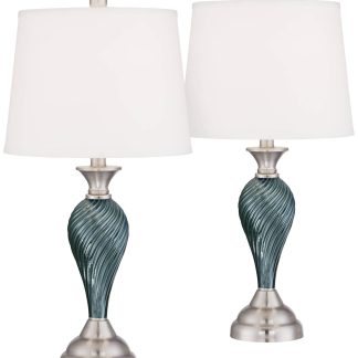 Light luxury spiral table lamp