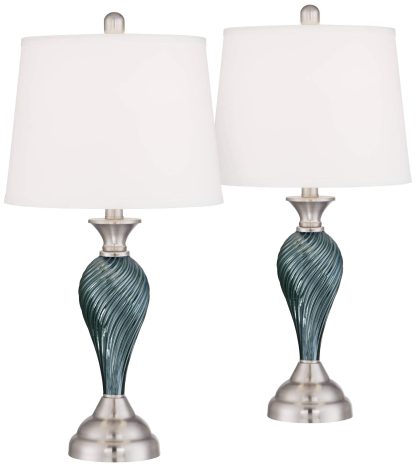 Light luxury spiral table lamp