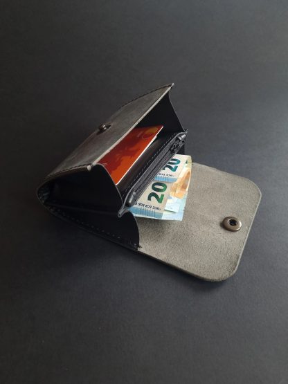 Grey Leather Card Holder - Image 3