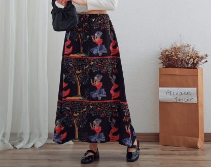 Literary retro skirt - Image 4