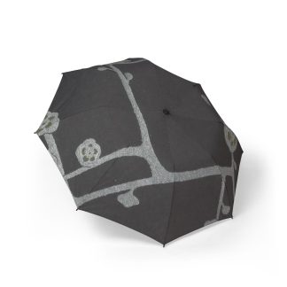 Ink and wash plum branch umbrella for sunny and rainy days