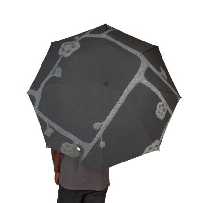 Ink and wash plum branch umbrella for sunny and rainy days - Image 3