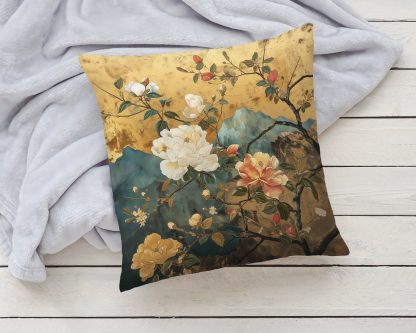 New Chinese style landscape flower pillow - Image 6