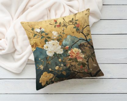 New Chinese style landscape flower pillow - Image 5
