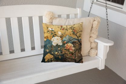 New Chinese style landscape flower pillow - Image 4