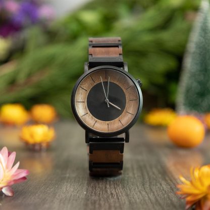 Natural wood stitching watch - Image 6