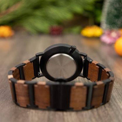 Natural wood stitching watch - Image 4