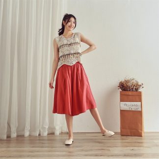 Romantic red dress