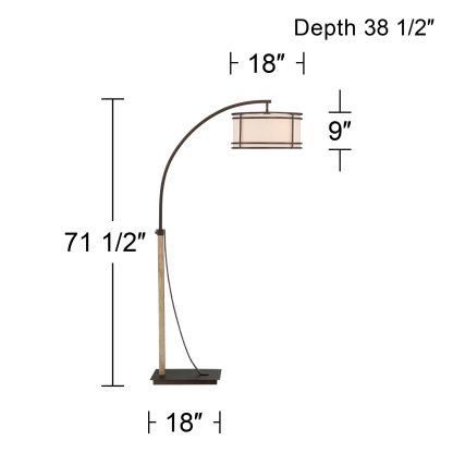 Retro artistic arc floor lamp - Image 6