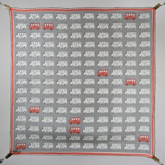 Funny cartoon silk scarf