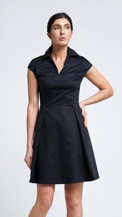 Black waisted skirt dress - Image 3